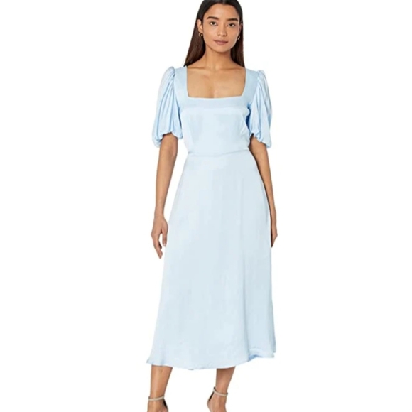 BNWT!BARDOT Poppy Tie Back Midi Dress - Picture 5 of 11